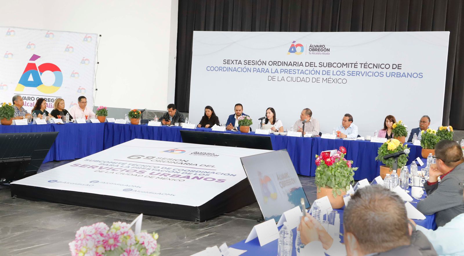 Alcaldesa Lía Limón encabeza reunión para fortalecer servicios urbanos en la CDMX, Foto: Especial
