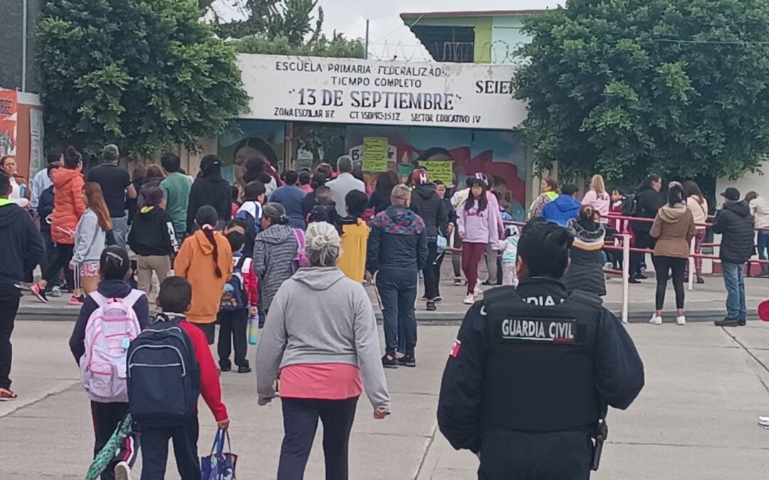 Sin contratiempo reporta la Guardia Civil de Tecámac el regreso a clases