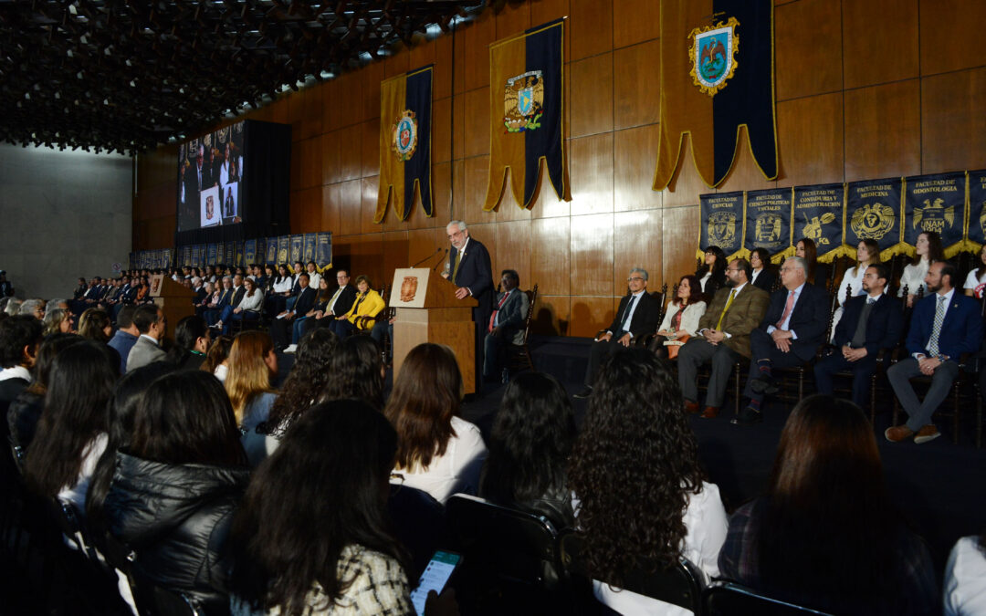 Graue pone en marcha el ciclo escolar 2023-2024 en la UNAM