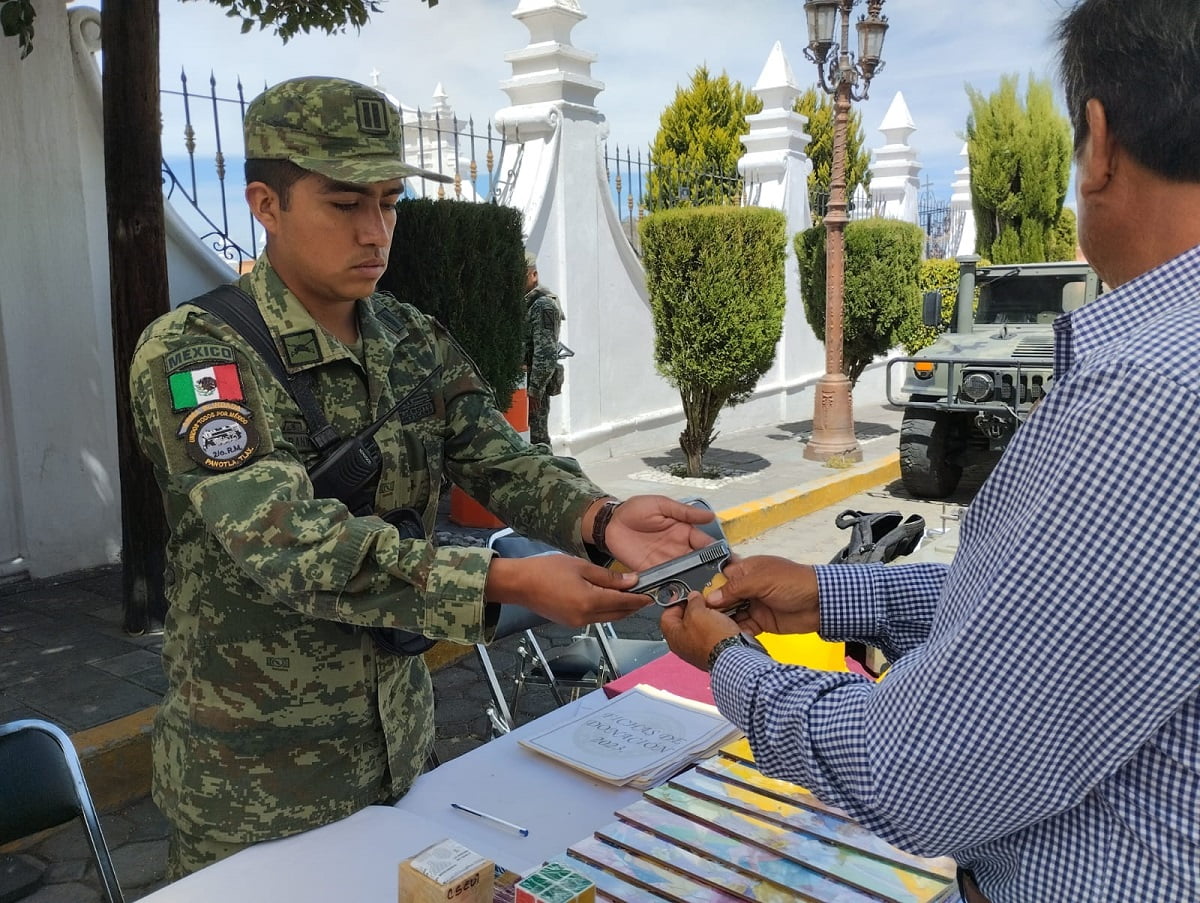Concluye en Tlaxcala la primera etapa del canje de armas 2023 1