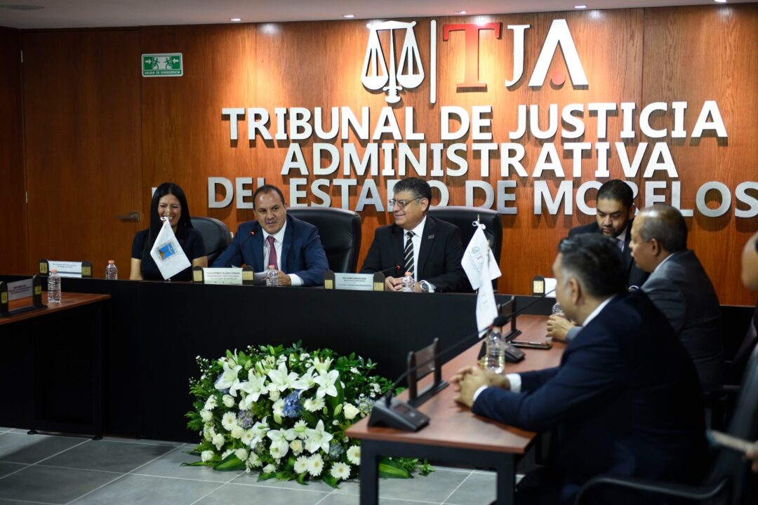Tribunal de Justicia Asministrativa de Morelos inaugura Sala de Plenos