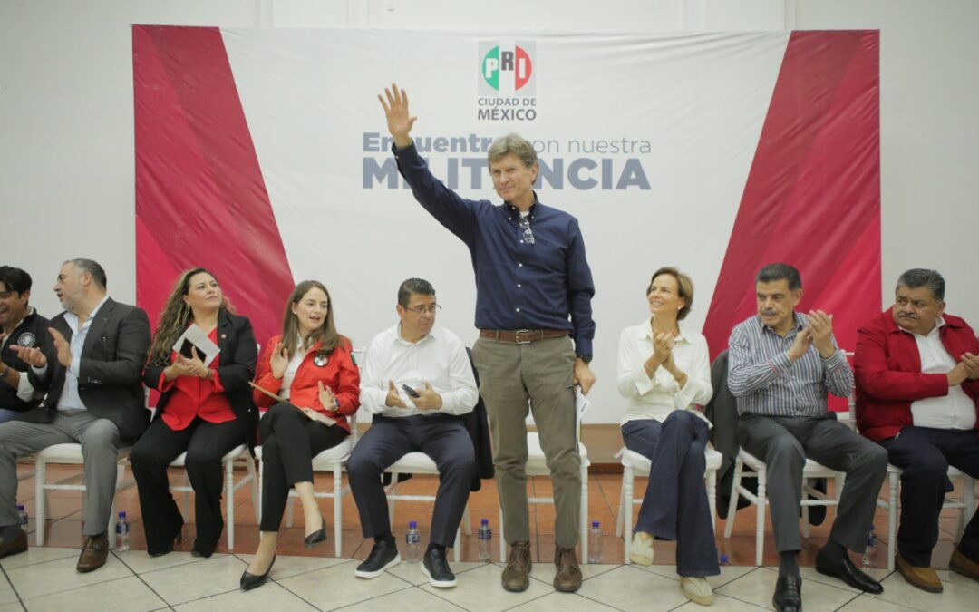 Enrique de la Madrid, pide al PRI trabajar en equipo para transformar el futuro de México