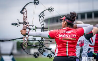 México ganó plata, bronce y plaza olímpica en tiro con arco