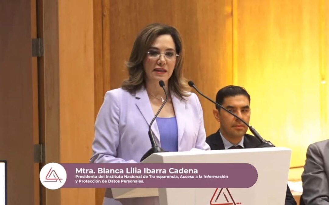 Comisionada Presidenta del INAI Blanca Lilia pone su confianza en el Senado de la República