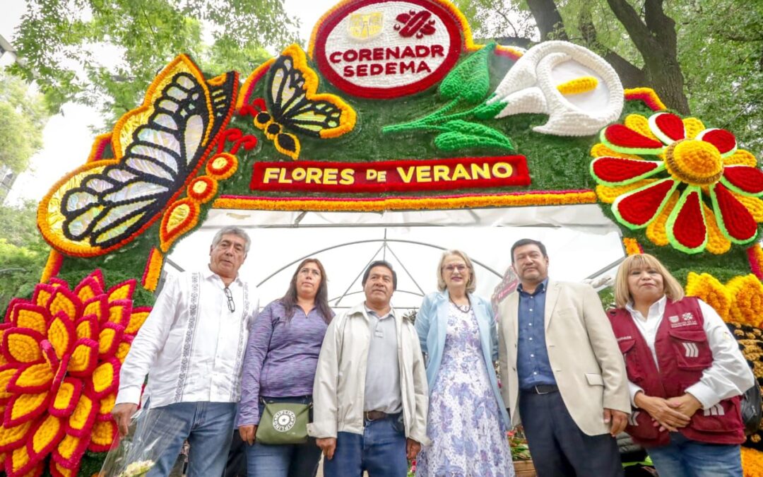 Inaugura Gobierno de la CDMX Festival de las Flores de Verano 2023
