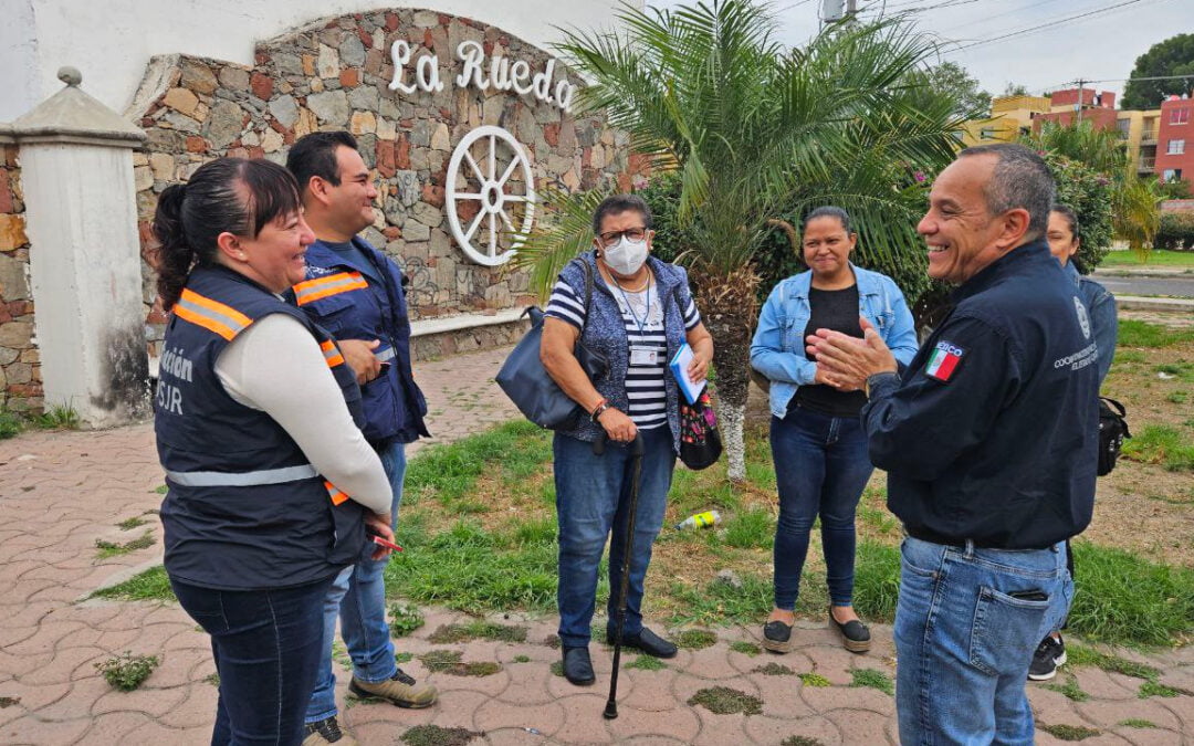 Autoridades y habitantes de La Rueda supervisan funcionamiento de cárcamo