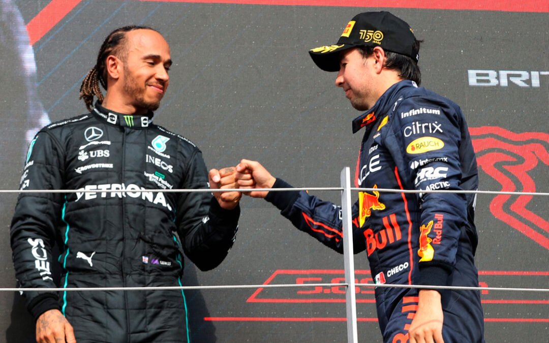 Hamilton, minimiza labor de Checo Pérez en Red Bull