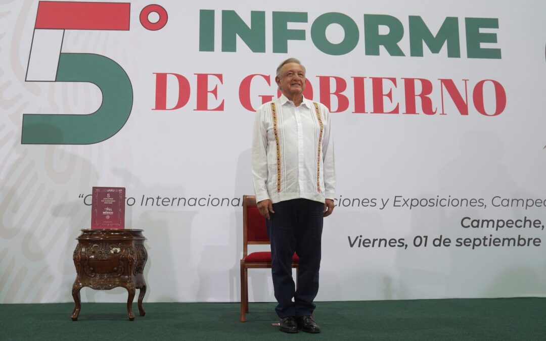 AMLO da su Quinto Informe de Gobierno desde Campeche