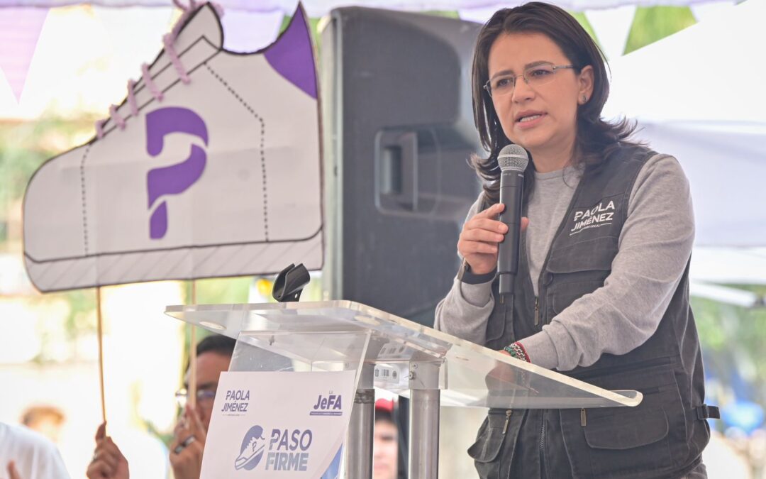 Diputada Paola Jiménez arrancó programa “Paso Firme” para niñez del distrito 36