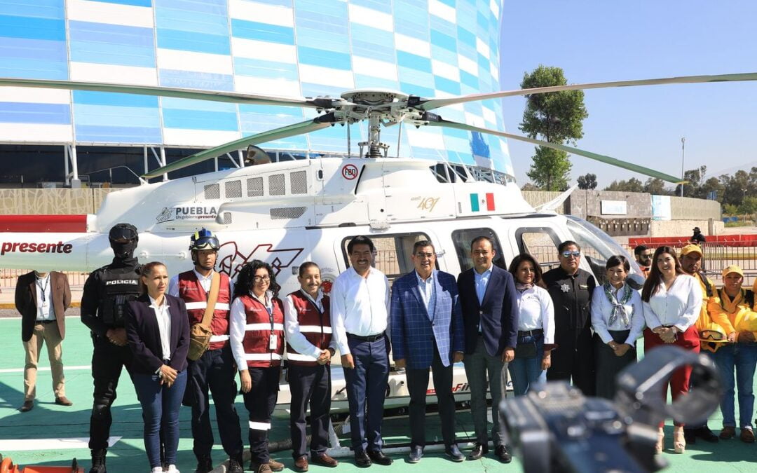 Se rehabilitarán aeronaves para el servicio de emergencia y seguridad de Puebla