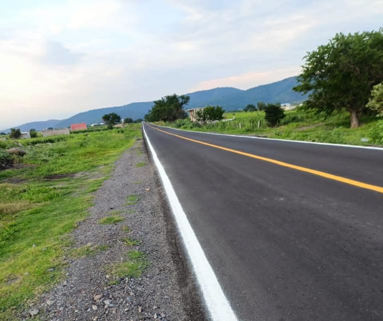 Concluye rehabilitación de la carretera La Laja - Tenango en Jantetelco
