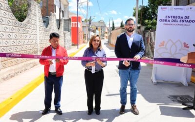 Gobierno de Tlaxcala entregó infraestructura vial en Zacualpan