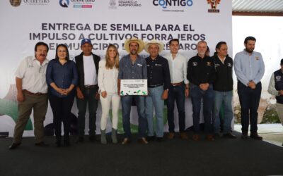 Impulsa Sedea Querétaro a productores con Programa de Cultivos Forrajeros