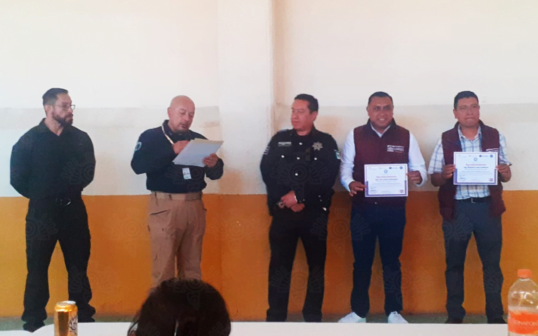 SSP Puebla da capacitación a policías municipales del estado