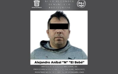 Detienen en Atizapán a «El Bebé»; es investigado por extorsión