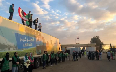 Israel anuncia 80 camiones de ayuda humanitaria a Gaza