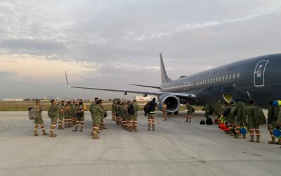 Ejército y Fuerza Aérea Mexicanos aplican el Plan DN-III-E en La Paz, Baja California Sur