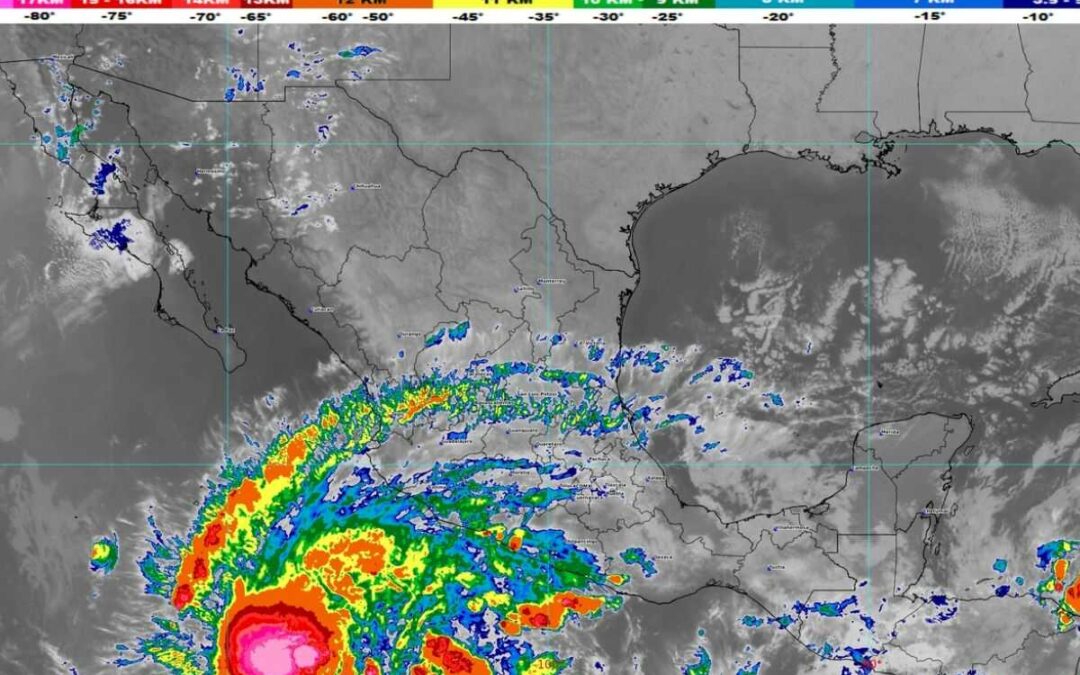 Tormenta Tropical Norma escalaría a huracán categoría 2 en menos de 48 horas: SMN
