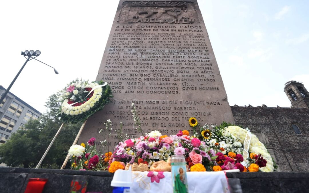 A 55 años de la masacre de Tlatelolco, hoy tenemos un gobierno que no reprime: BG