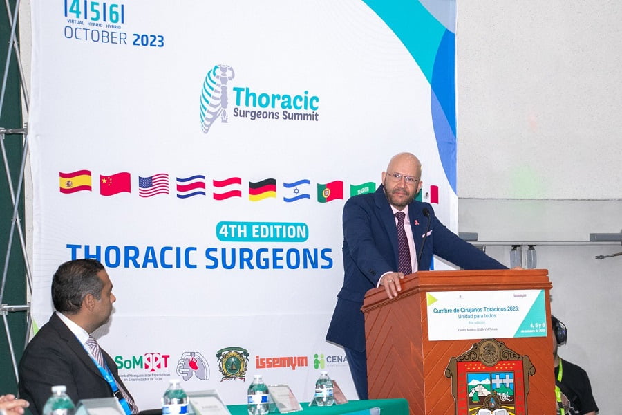 Participó ISSEMyM en la 4ta. Cumbre Internacional de Cirujanos Torácicos