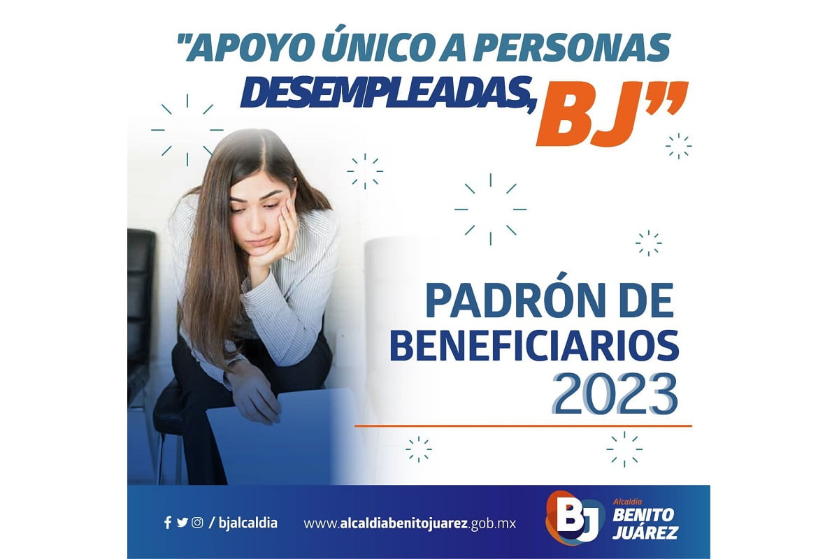 Alcaldía Benito Juárez entrega apoyos económicos a personas desempleadas