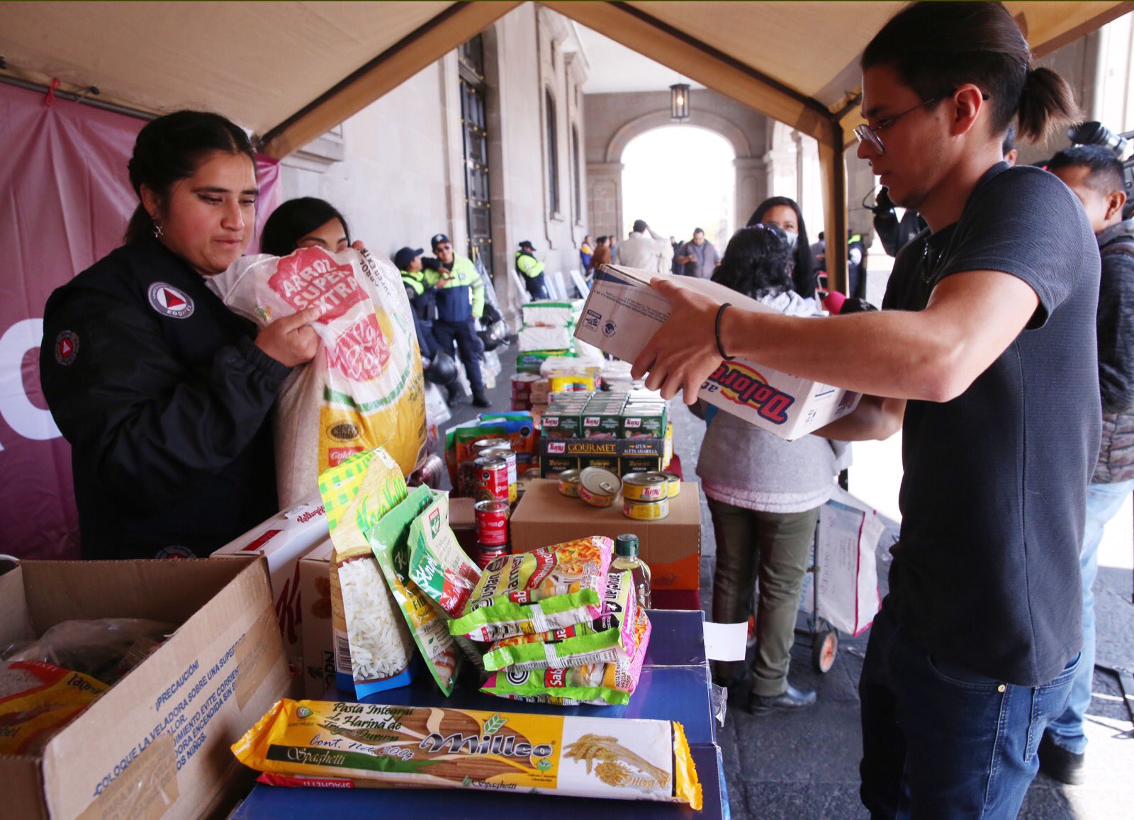 Delfina Gómez llama a mexiquenses a continuar donaciones para afectados por “Otis”