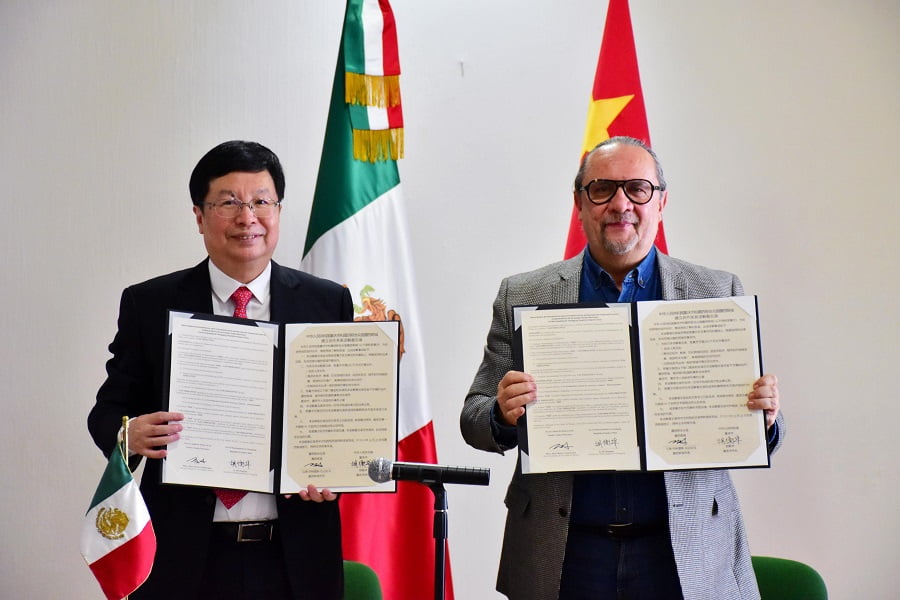 Firma Gobierno de la Ciudad de México Memorándum de Entendimiento con la Ciudad de China de Chongqing 1