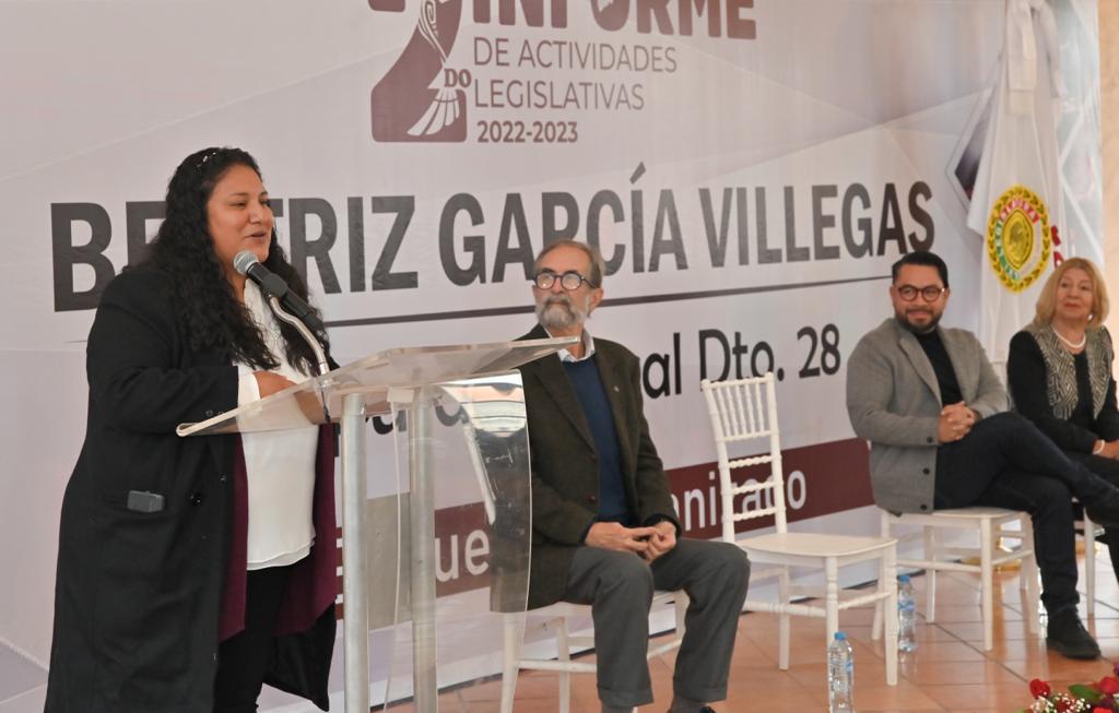 Rinde diputada Beatriz García 2º Informe Legislativo y Social 1