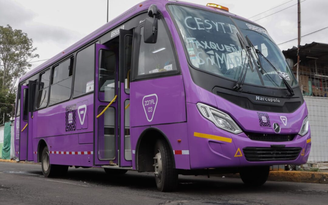 Nueva empresa de transporte público mejora servicio al sur de la CDMX
