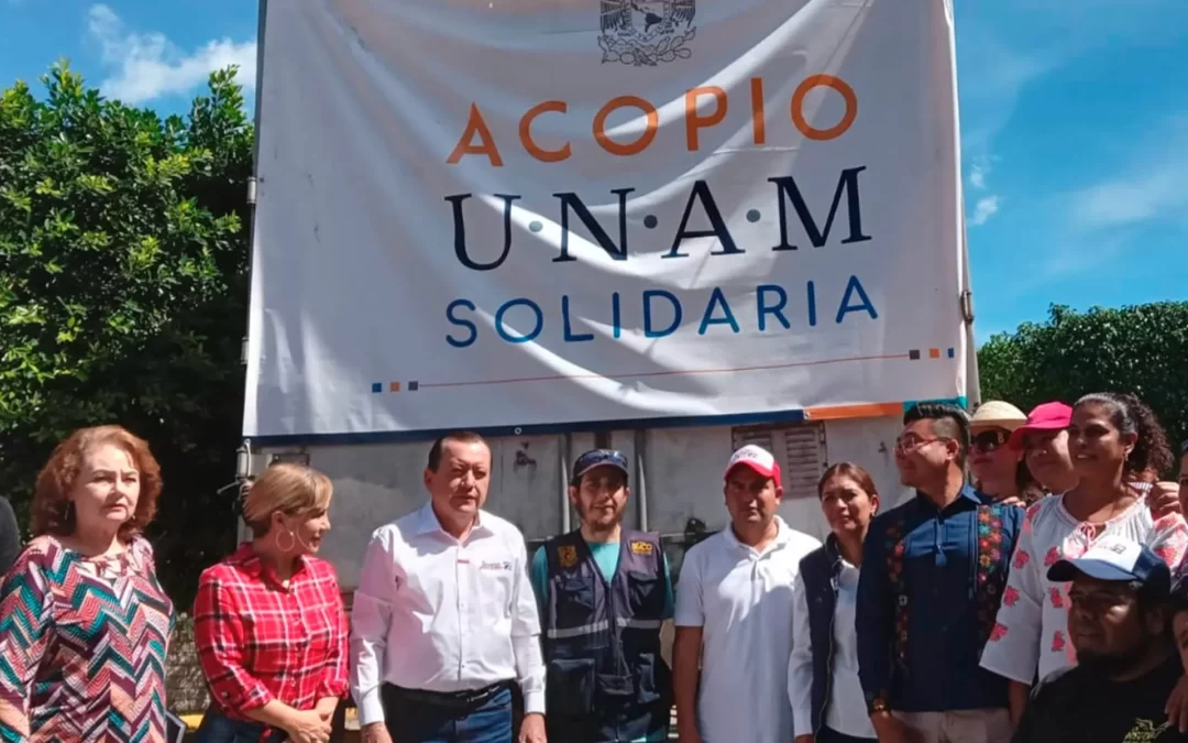 UNAM entrega 60 toneladas de ayuda a familias de Guerrero