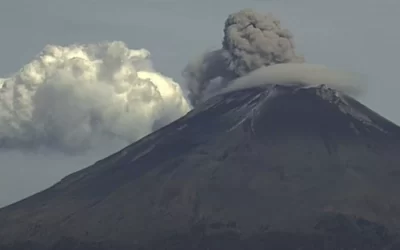 Registra intensidad volcán Popocatépetl, más de 13 horas de tremor