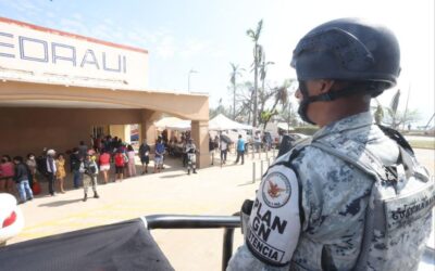 GN brinda seguridad en reapertura de supermercados en Acapulco