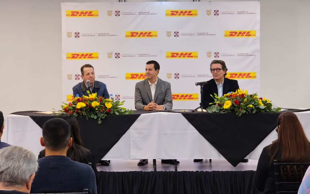 Firman convenio SEDECO y DHL México para beneficiar a las MIPYMES capitalinas