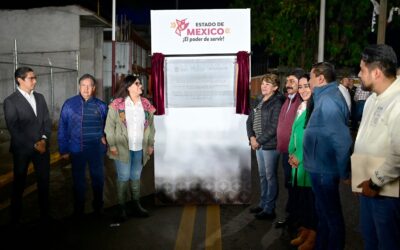 Inaugura Delfina Gómez vialidad en Texcoco; beneficiará a 45 mil habitantes
