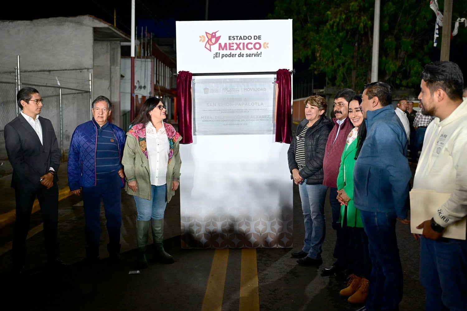 Inaugura Delfina Gómez vialidad en Texcoco; beneficiará a 45 mil habitantes 1