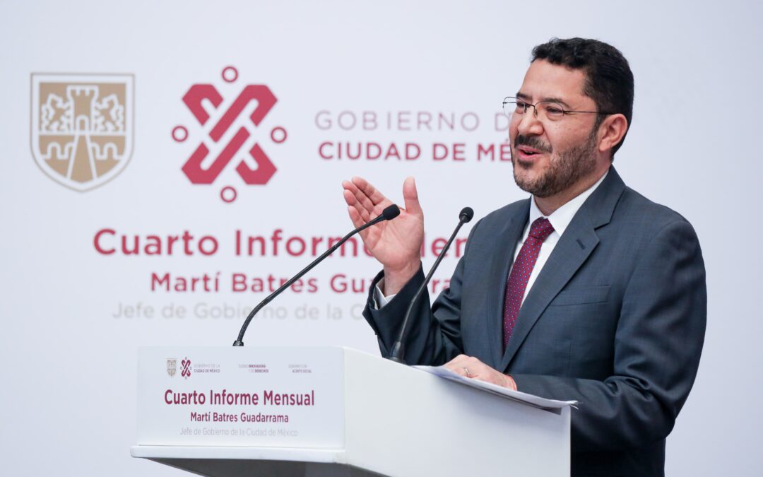 Presenta Martí Batres su 4to Informe Mensual de Actividades