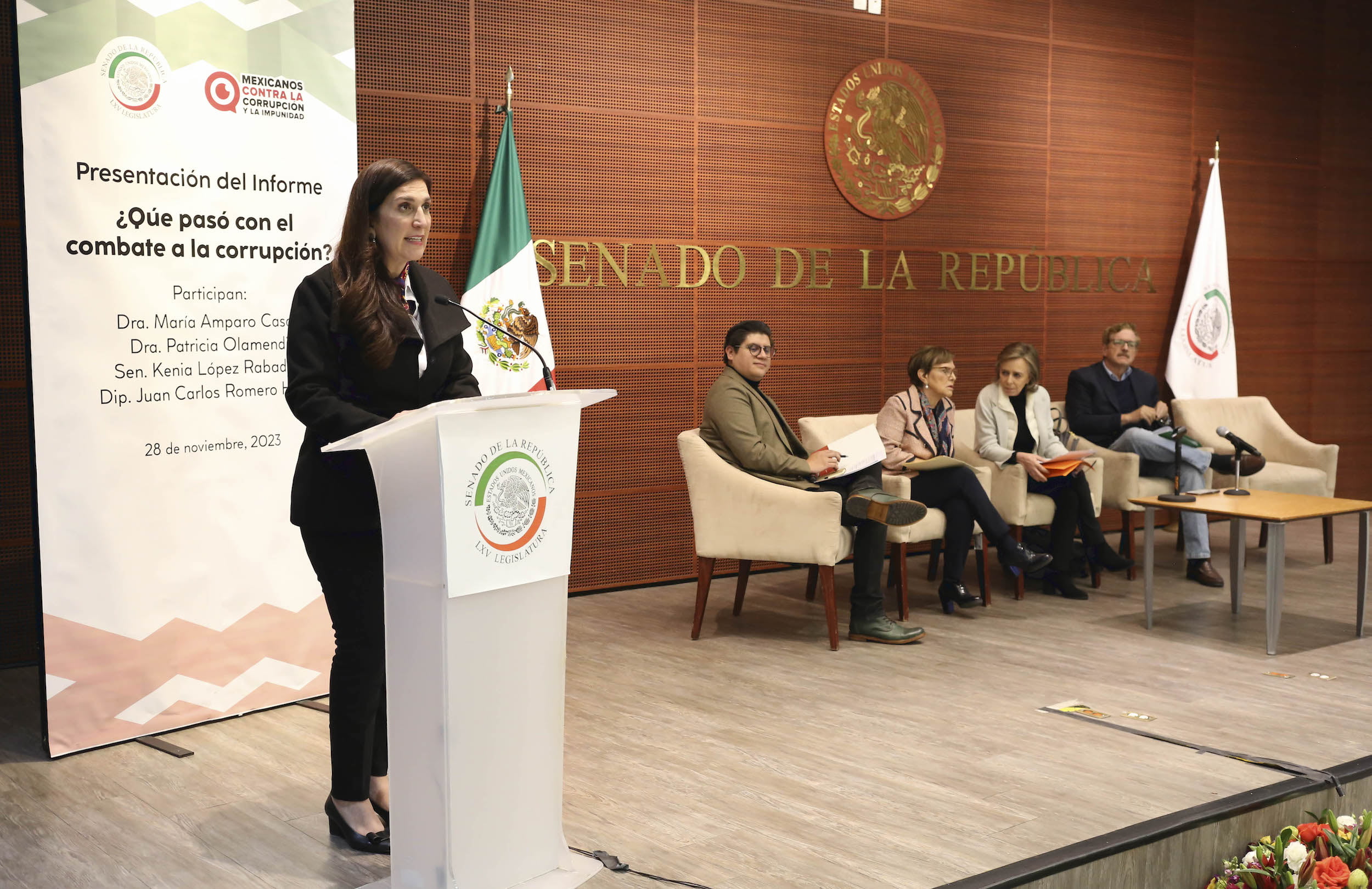 Presentan en el Senado informe sobre combate a la corrupción en México
