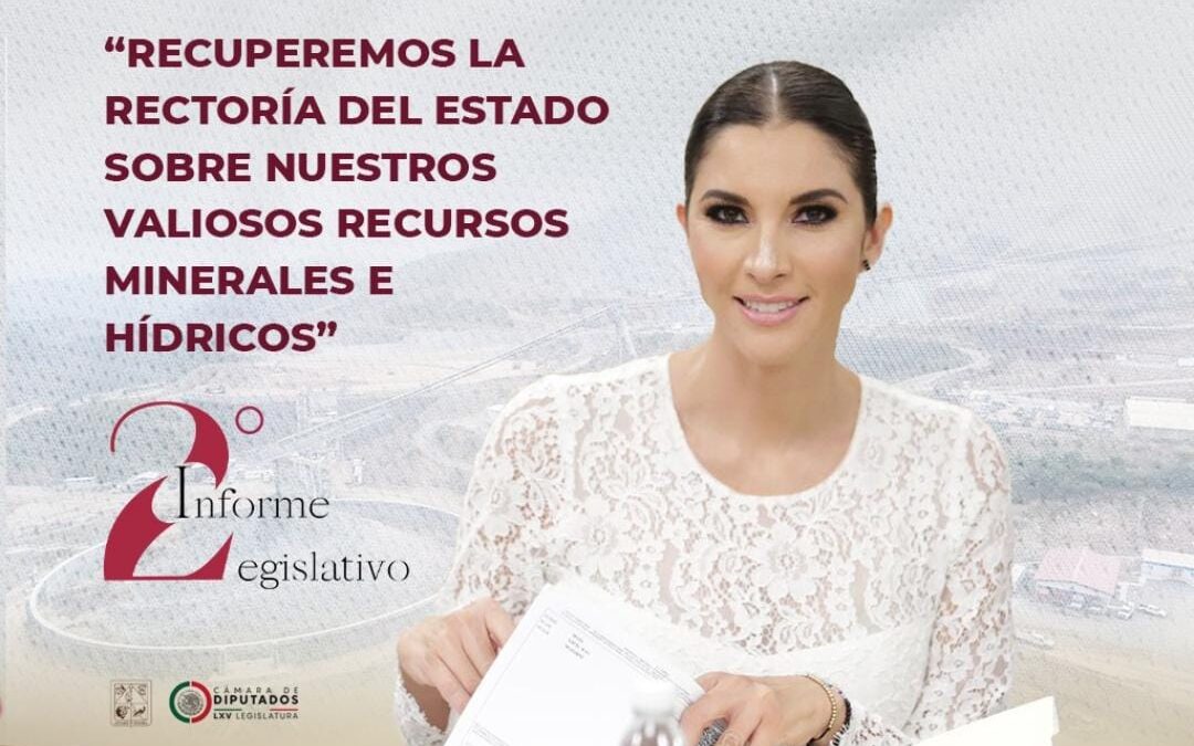 Ana Laura Bernal presenta su segundo informe legislativo