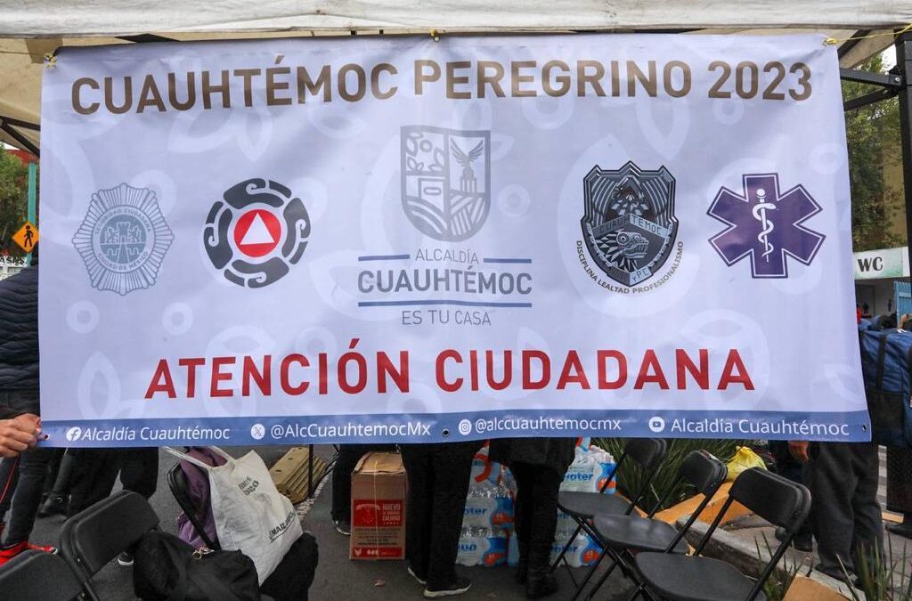 Alcaldía Cuauhtémoc pone en marcha Operativo Peregrino 2023