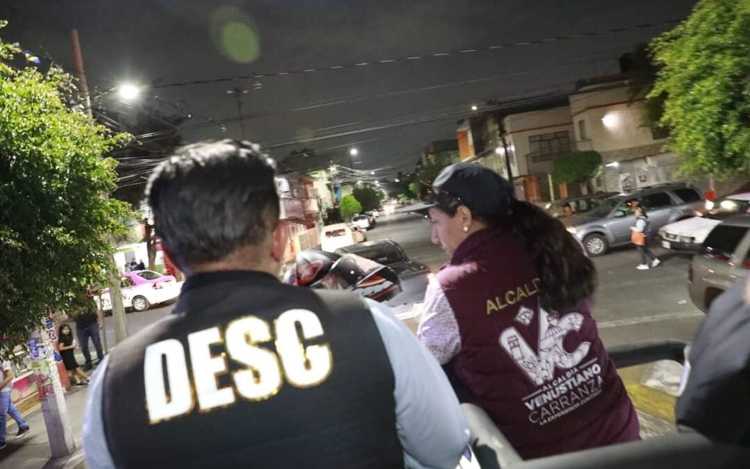 Alcaldía Venustiano Carranza refuerza seguridad en La Merced y Sonora 