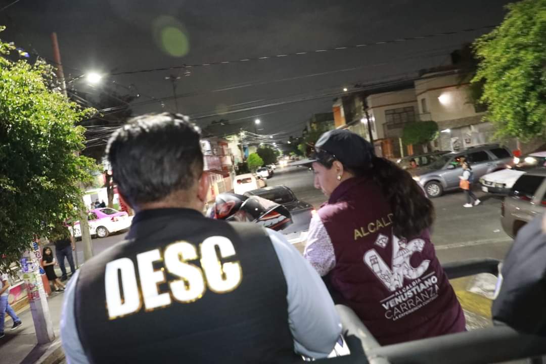 Alcaldía Venustiano Carranza refuerza seguridad en La Merced y Sonora 