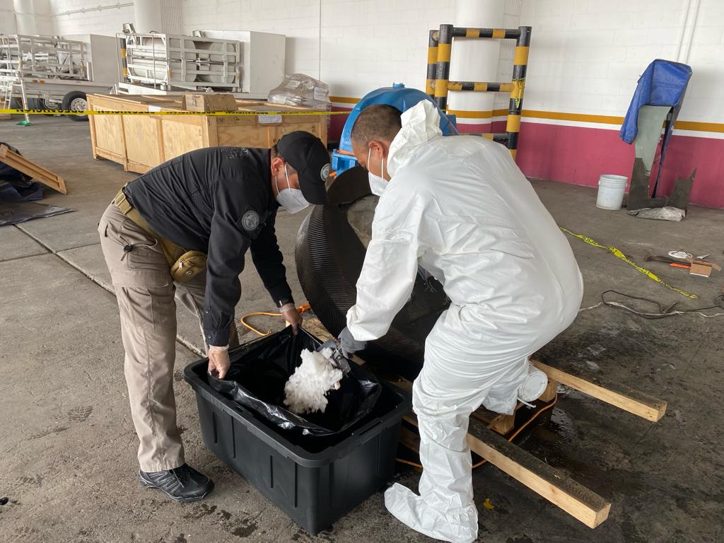 Marina asegura 80.66 kilogramos de metanfetamina en Veracruz