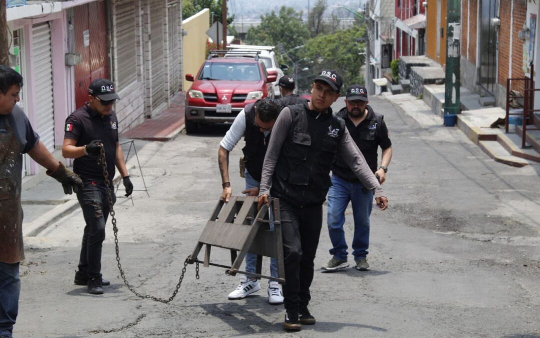 Alfa González, renueva compromiso con la seguridad peatonal en Tlalpan