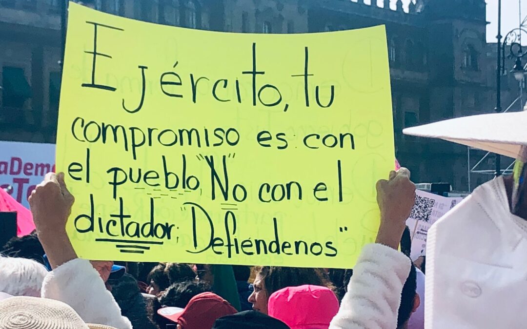 Marcha por la Democracia: Demandas y Recorrido de los Manifestantes en el Zócalo