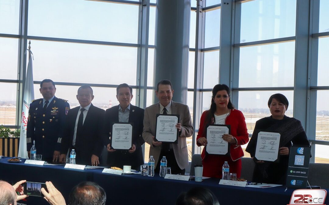 CDMX, Hidalgo y Edoméx promoverán inversión en el sector aeronáutico