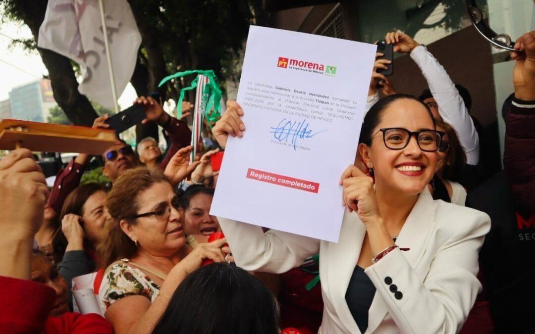 Gabriela Osorio asegura que arrebatará Tlalpan a la oposición