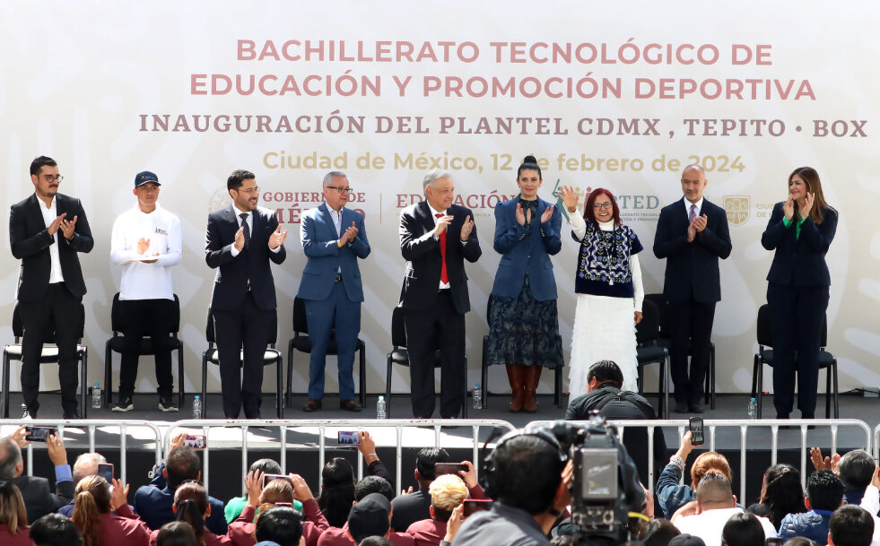 Inauguran Bachillerato Tecnológico de Educación y Promoción Deportiva en Tepito
