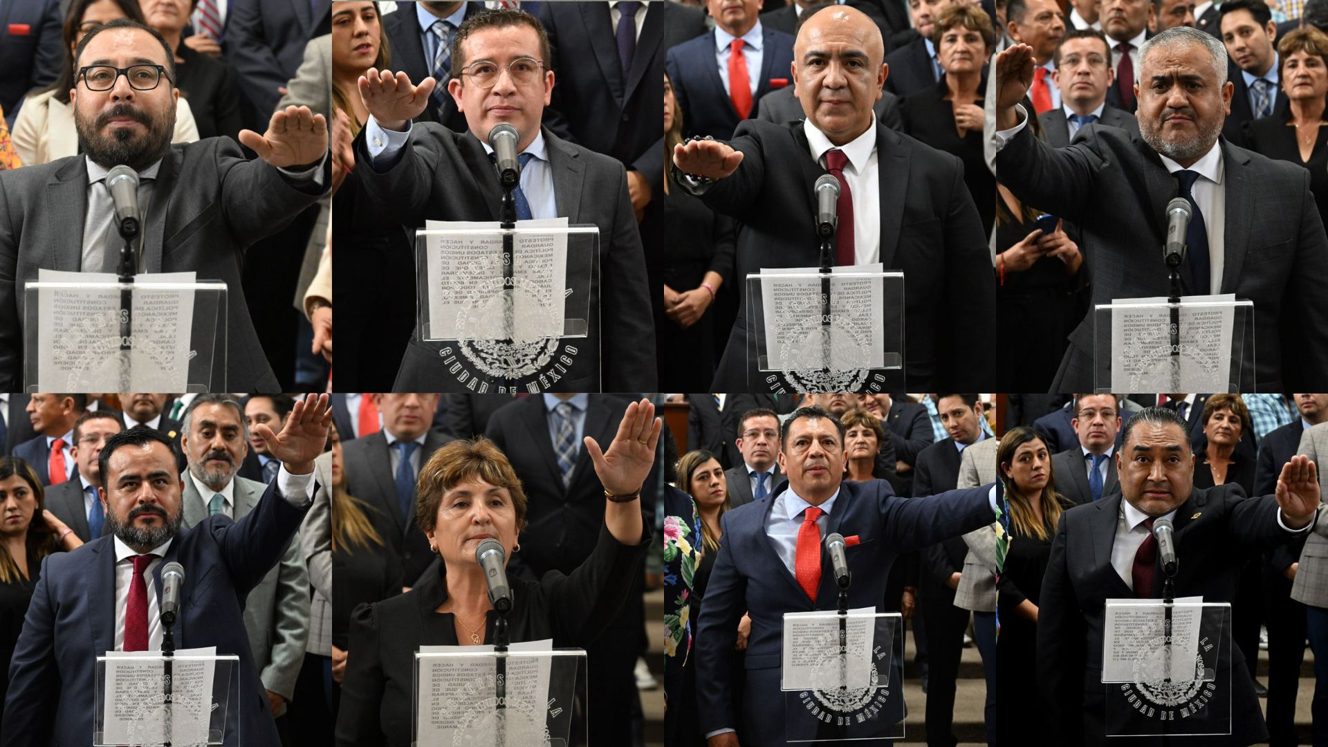 En el Congreso CDMX, tomaron protesta 8 alcaldes sustitutos