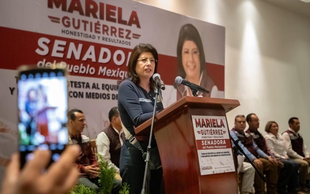 Mariela Gutiérrez, candidata al Senado, legislará con la perspectiva humanista de la 4T