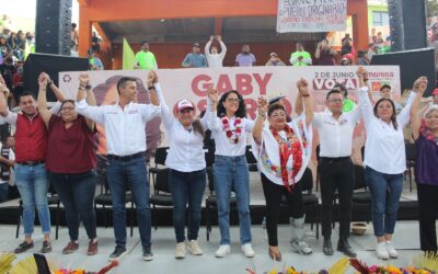 Gaby Osorio arranca campaña para Tlalpan, presume ir arriba en encuestas